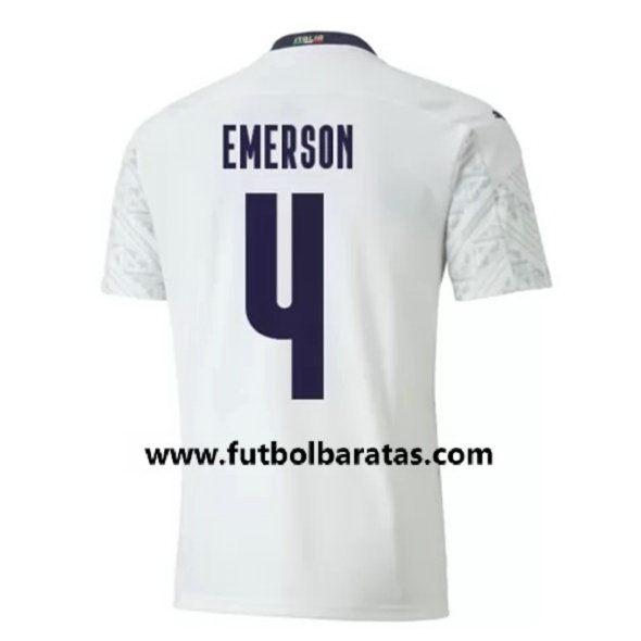 Camiseta Italia emerson 4 Segunda Equipacion 2020