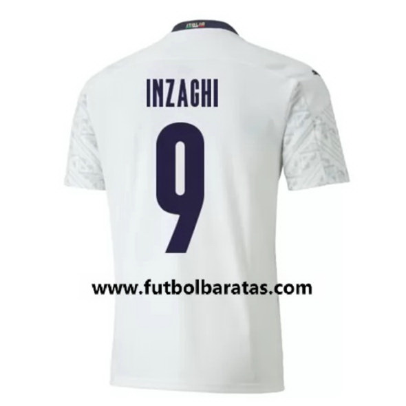 Camiseta Italia inzaghi 9 Segunda Equipacion 2020