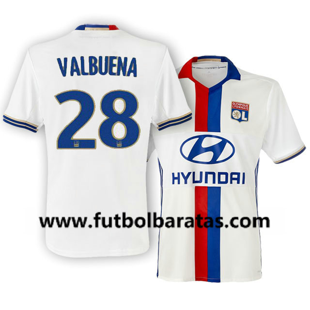 Camiseta Lyon Mathieu Valbuena Primera Equipacion 2016-17