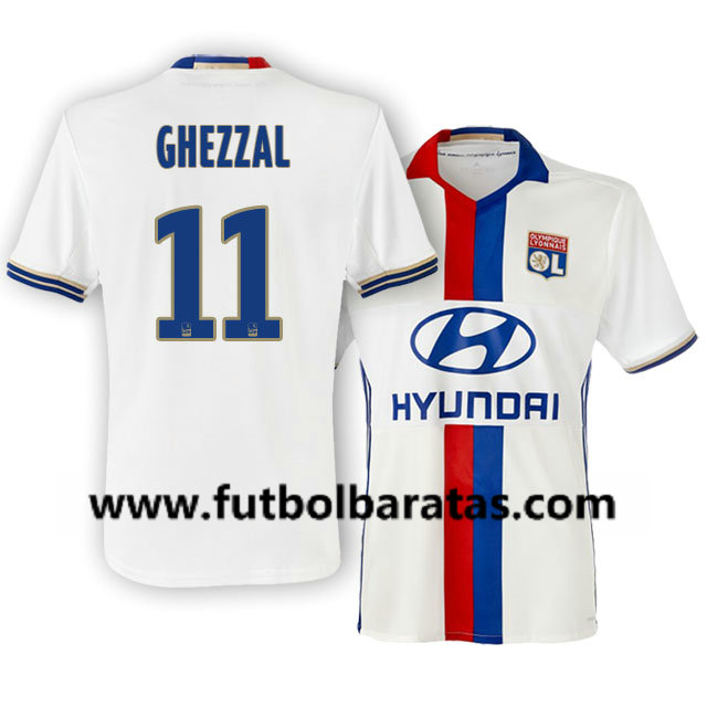 Camiseta Lyon Rachid Ghezzal Primera Equipacion 2016-17