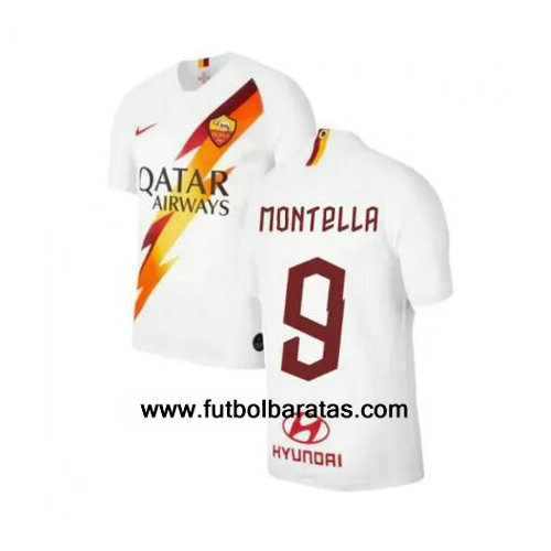 Camiseta MONTELLA del Roma 2019-2020 Segunda Equipacion