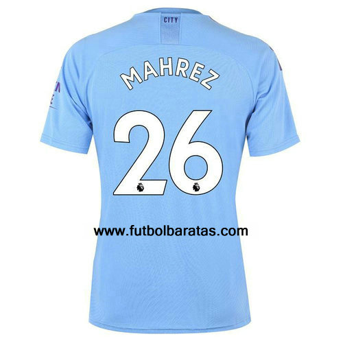 Camiseta De Mahrez del Manchester City 2019-2020 Primera Equipacion