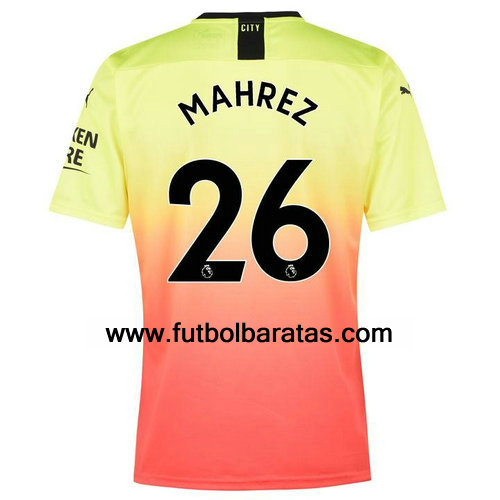 Camiseta De Mahrez del Manchester City 2019-2020 Tercera Equipacion
