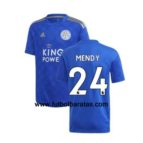 Camiseta Mendy del Leicester City 2019-2020 Primera Equipacion