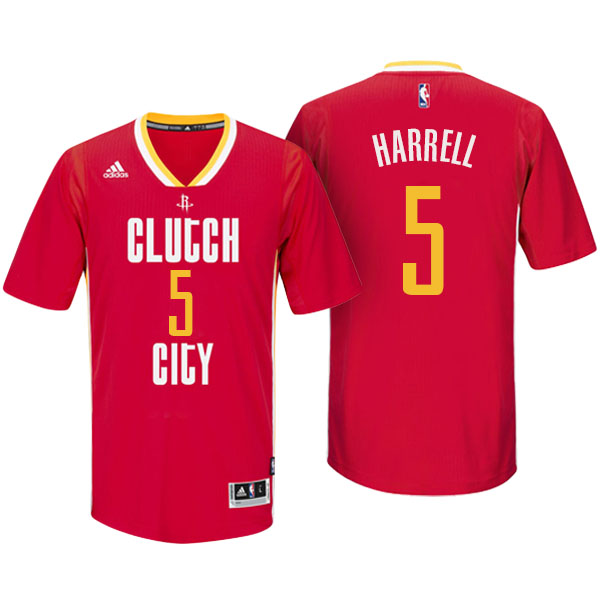 Camiseta Montrezl Harrell Número 5 houston rockets 2015-2016 roja