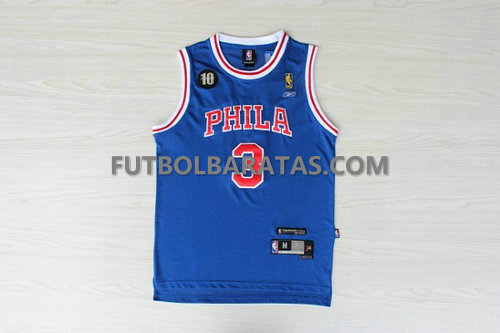 Camiseta Phila Chamberlain 3 philadelphia 76ers 2017 azul