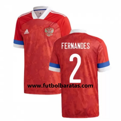 Camiseta Rusia fernandes 2 Primera Equipacion 2019-2020