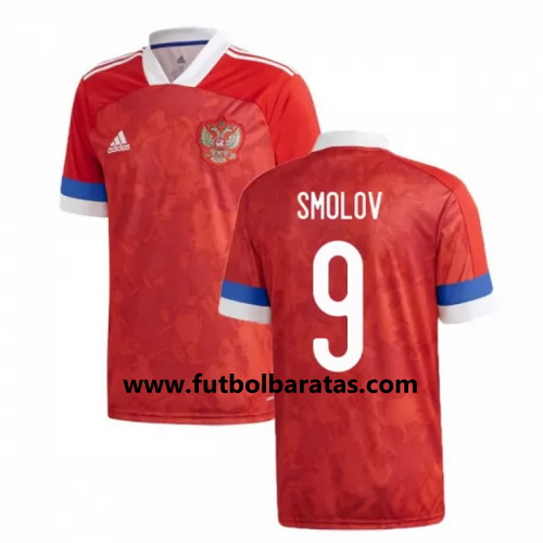 Camiseta Rusia smolov 9 Primera Equipacion 2019-2020