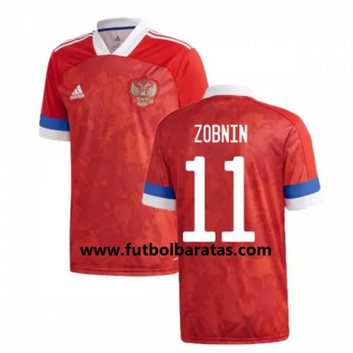 Camiseta Rusia zobnin 11 Primera Equipacion 2019-2020