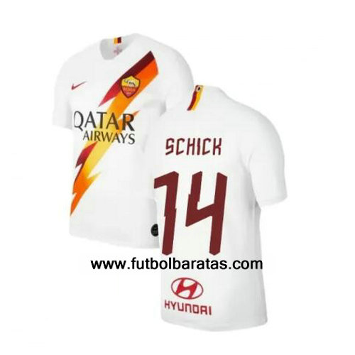 Camiseta SCHICK del Roma 2019-2020 Segunda Equipacion
