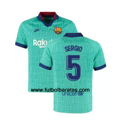 Camiseta SERGIO del Barcelona 2019-2020 Tercera Equipacion