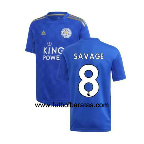 Camiseta Savage del Leicester City 2019-2020 Primera Equipacion