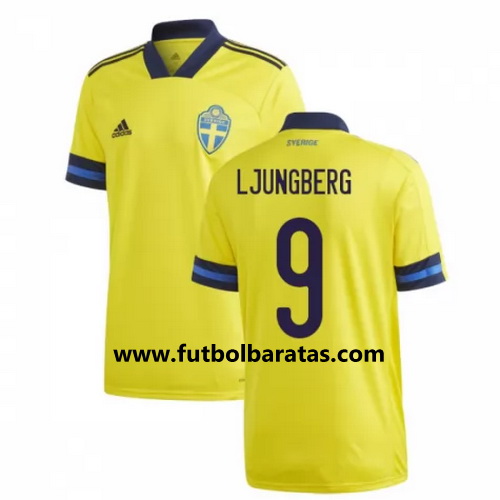 Camiseta Suecia ljungberg 9 Primera Equipacion 2020-2021
