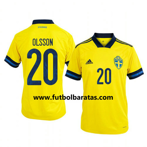 Camiseta Suecia olsson 20 Primera Equipacion 2020-2021