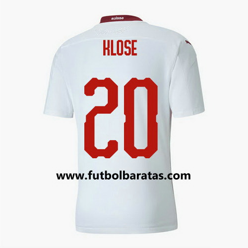 Camiseta Suiza klose 20 Segunda Equipacion 2020-2021