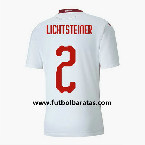 Camiseta Suiza lichtsteiner 2 Segunda Equipacion 2020-2021