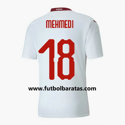 Camiseta Suiza mehmedi 18 Segunda Equipacion 2020-2021