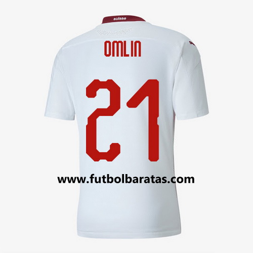 Camiseta Suiza omlin 21 Segunda Equipacion 2020-2021