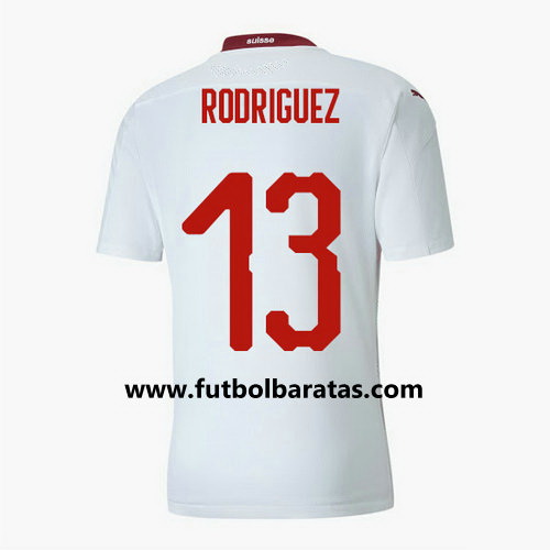 Camiseta Suiza rodriguez 13 Segunda Equipacion 2020-2021