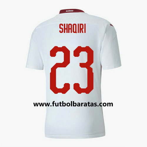 Camiseta Suiza shaqiri 23 Segunda Equipacion 2020-2021