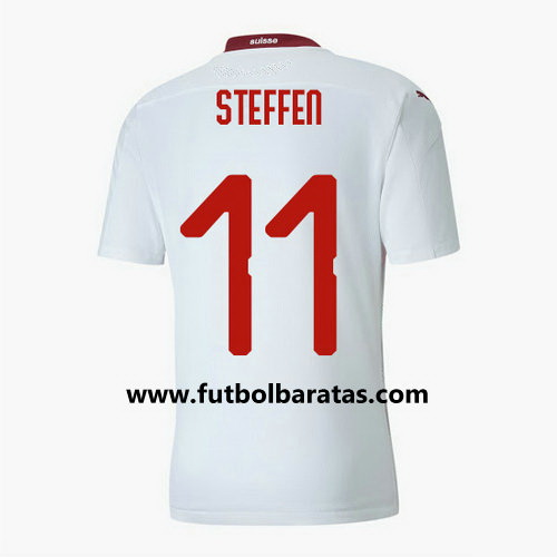 Camiseta Suiza steffen 11 Segunda Equipacion 2020-2021