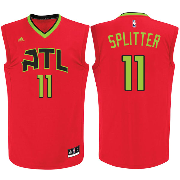 Camiseta Tiago Splitter 11 atlanta hawks 2016-2017 roja