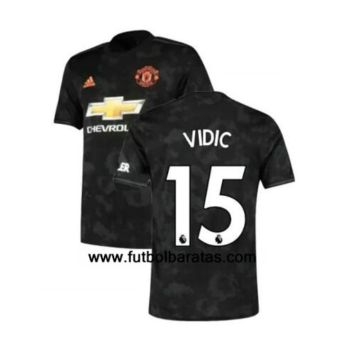 Camiseta VIDIC del Manchester United 2019-2020 Tercera Equipacion