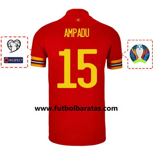 Camiseta ampadu 15 Gales 2020 Primera Equipacion