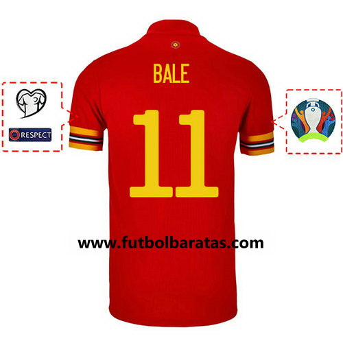 Camiseta bale 11 Gales 2020 Primera Equipacion