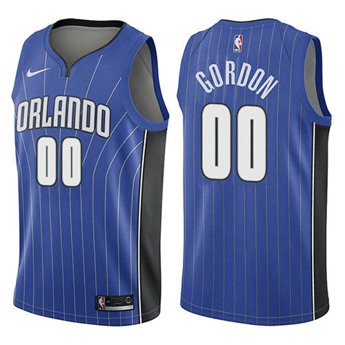 Camiseta baloncesto Aaron Gordon 0 Icon 2017-18 Azul Orlando Magic Hombre