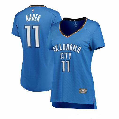 Camiseta baloncesto Abdel Nader 11 icon edition Azul Oklahoma City Thunder Mujer