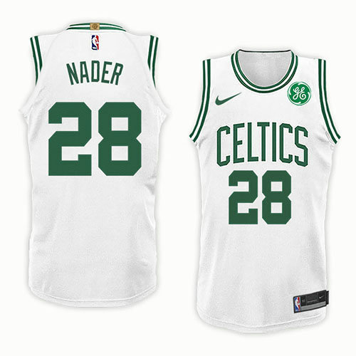 Camiseta baloncesto Abdel Nader 28 Association 2018 Blanco Boston Celtics Hombre