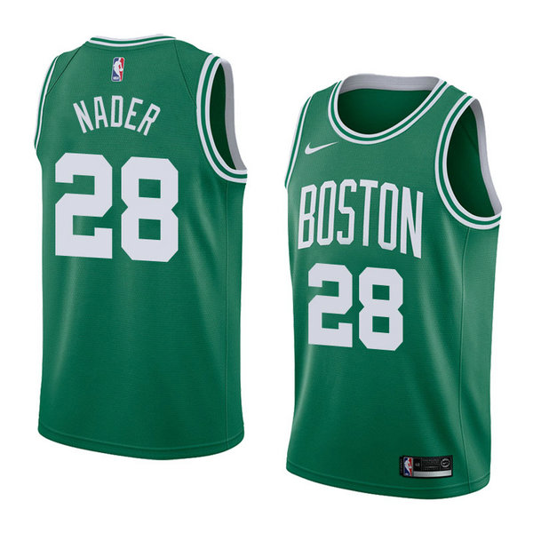Camiseta baloncesto Abdel Nader 28 Icon 2018 Verde Boston Celtics Hombre