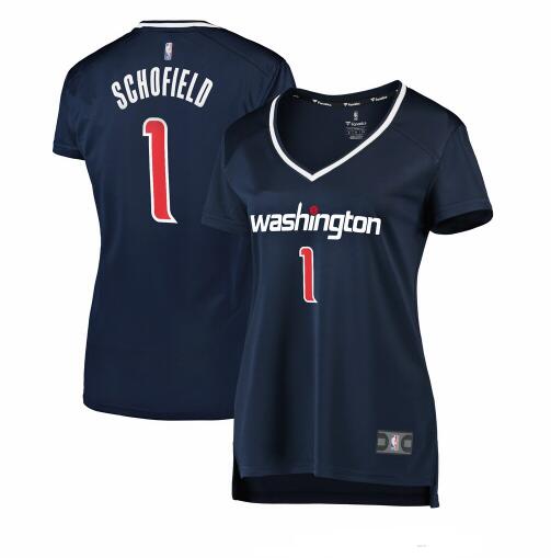 Camiseta baloncesto Admiral Schofield 1 statement edition Armada Washington Wizards Mujer
