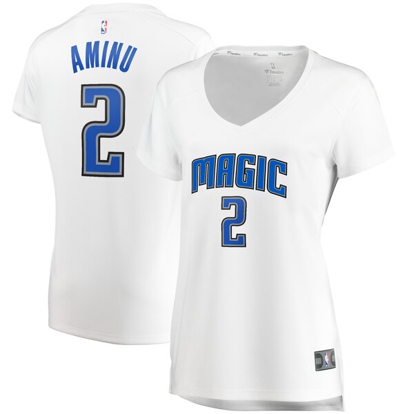 Camiseta baloncesto Al-Farouq Aminu 2 association edition Blanco Orlando Magic Mujer