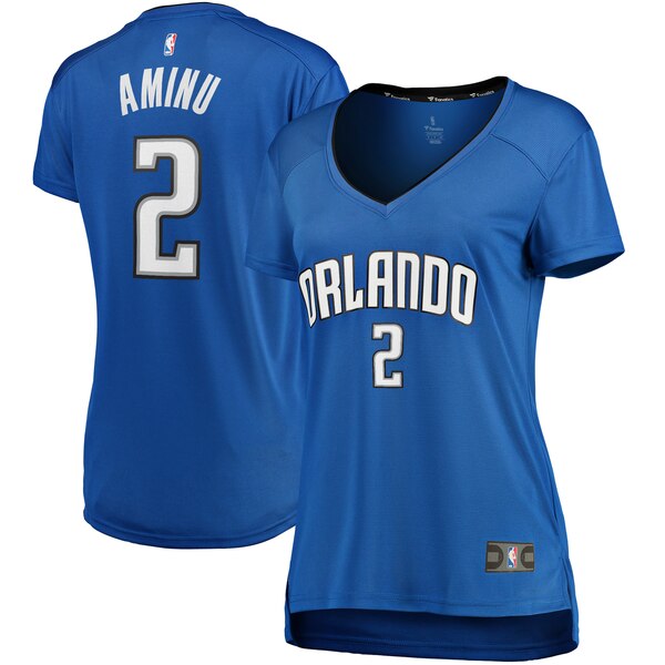 Camiseta baloncesto Al-Farouq Aminu 2 icon edition Azul Orlando Magic Mujer
