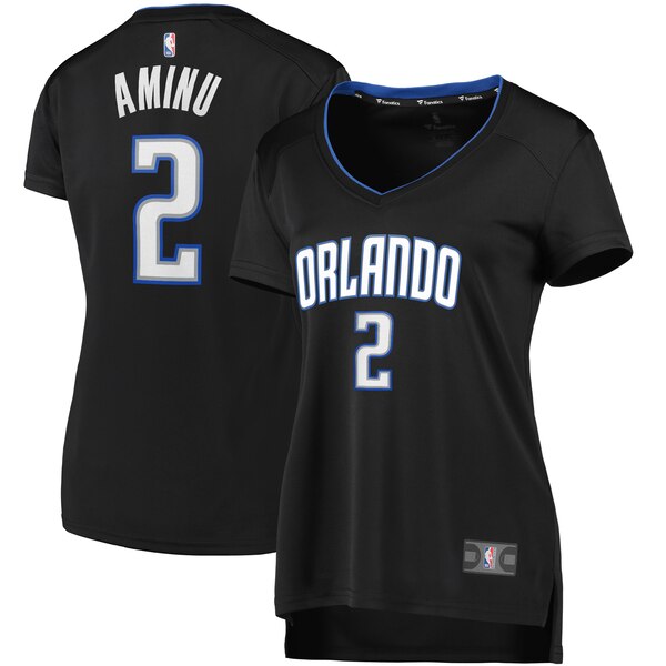 Camiseta baloncesto Al-Farouq Aminu 2 statement edition Negro Orlando Magic Mujer