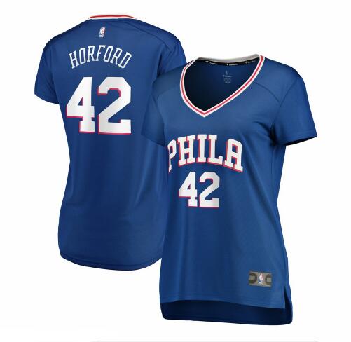 Camiseta baloncesto Al Horford 42 icon edition Azul Philadelphia 76ers Mujer