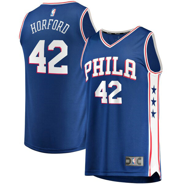 Camiseta baloncesto Al Horford Philadelphia 42 2019-2020 Icon Edition Azul Philadelphia 76ers Hombre