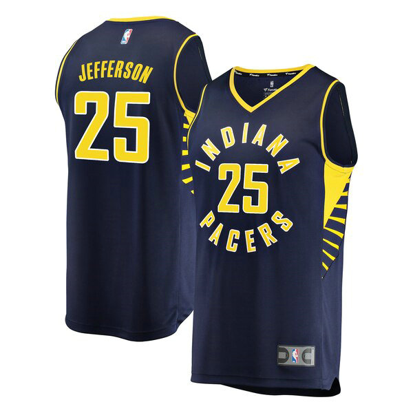 Camiseta baloncesto Al Jefferson 25 Icon Edition Armada Indiana Pacers Hombre