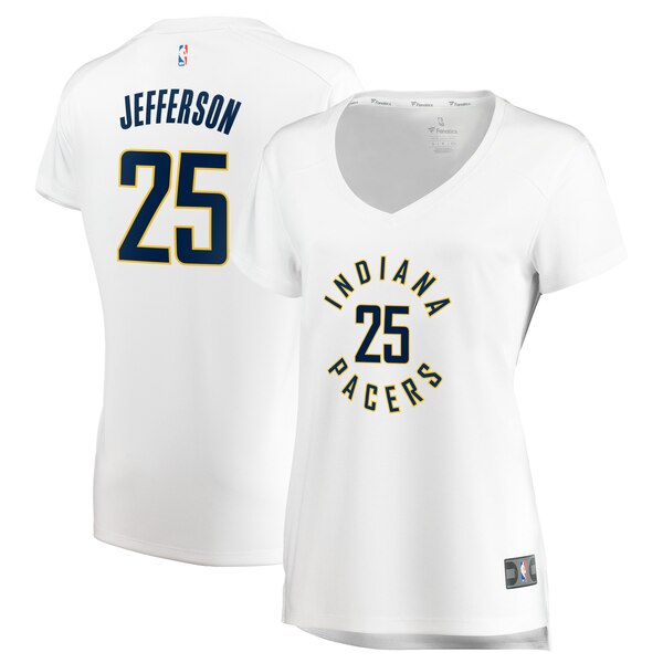 Camiseta baloncesto Al Jefferson 25 association edition Blanco Indiana Pacers Mujer