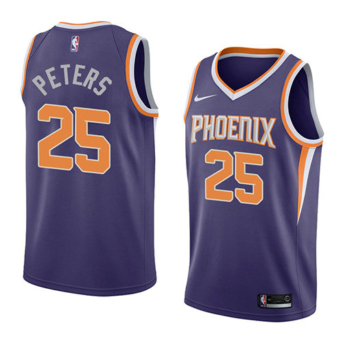 Camiseta baloncesto Alec Peters 25 Icon 2018 Azul Phoenix Suns Hombre