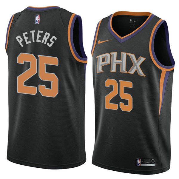 Camiseta baloncesto Alec Peters 25 Statement 2018 Negro Phoenix Suns Hombre