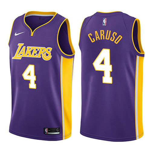 Camiseta baloncesto Alex Caruso 4 Statement 2017-18 P鐓pura Los Angeles Lakers Hombre