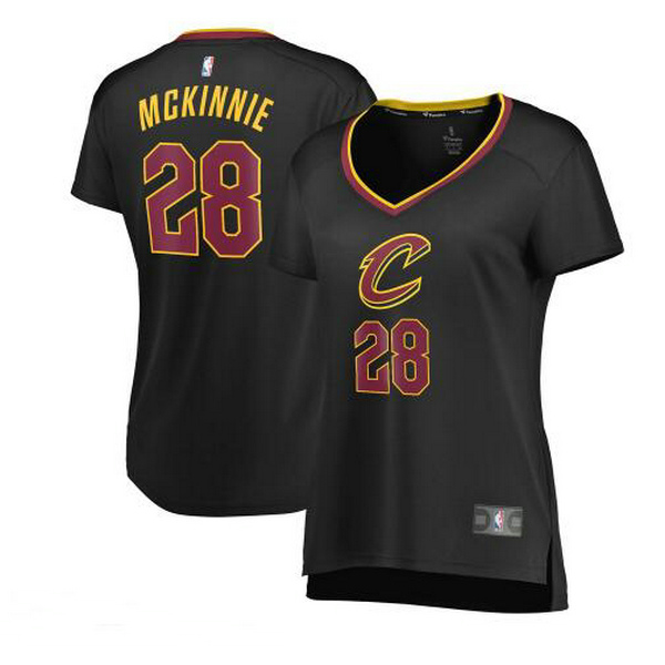 Camiseta baloncesto Alfonzo McKinnie 28 statement edition Negro Cleveland Cavaliers Mujer