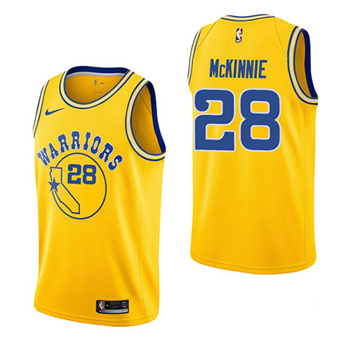 Camiseta baloncesto Alfonzo Mckinnie 28 Hardwood Classic 2018-19 Amarillo Golden State Warriors Hombre