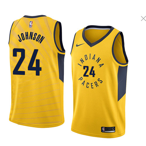 Camiseta baloncesto Alize Johnson 24 Statement 2018 Amarillo Indiana Pacers Hombre
