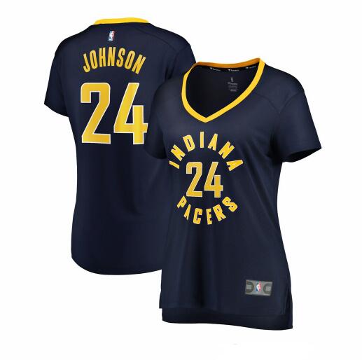 Camiseta baloncesto Alize Johnson 24 icon edition Armada Indiana Pacers Mujer