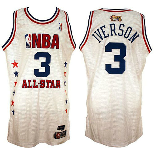 Camiseta baloncesto Allen Iverson 3 Blanco All Star 2003 Hombre