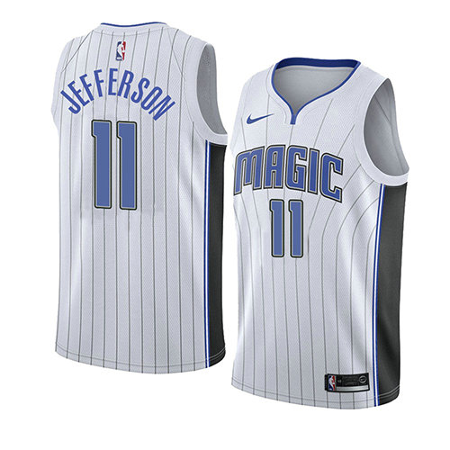 Camiseta baloncesto Amile Jefferson 11 Association 2018 Blanco Orlando Magic Hombre